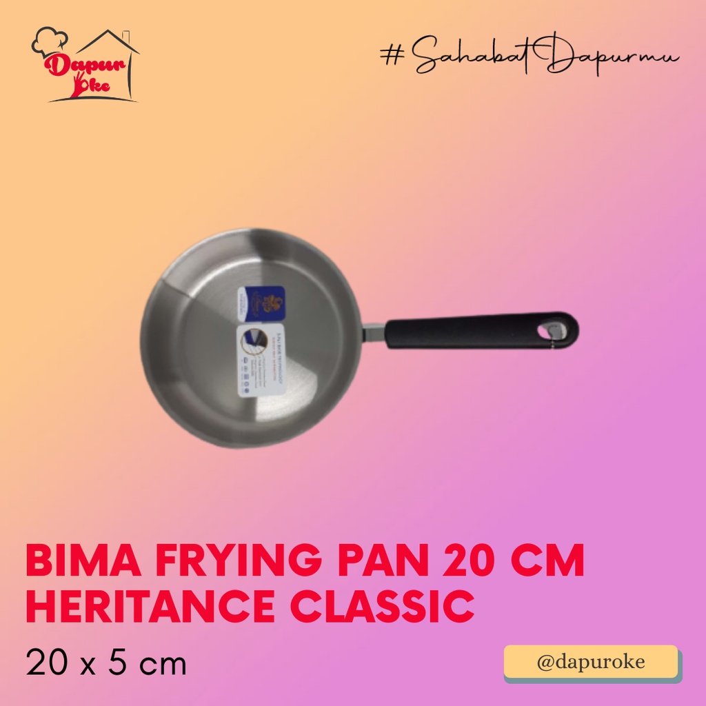 Jual Bima Frying Pan 20 Cm Heritance Classic Shopee Indonesia