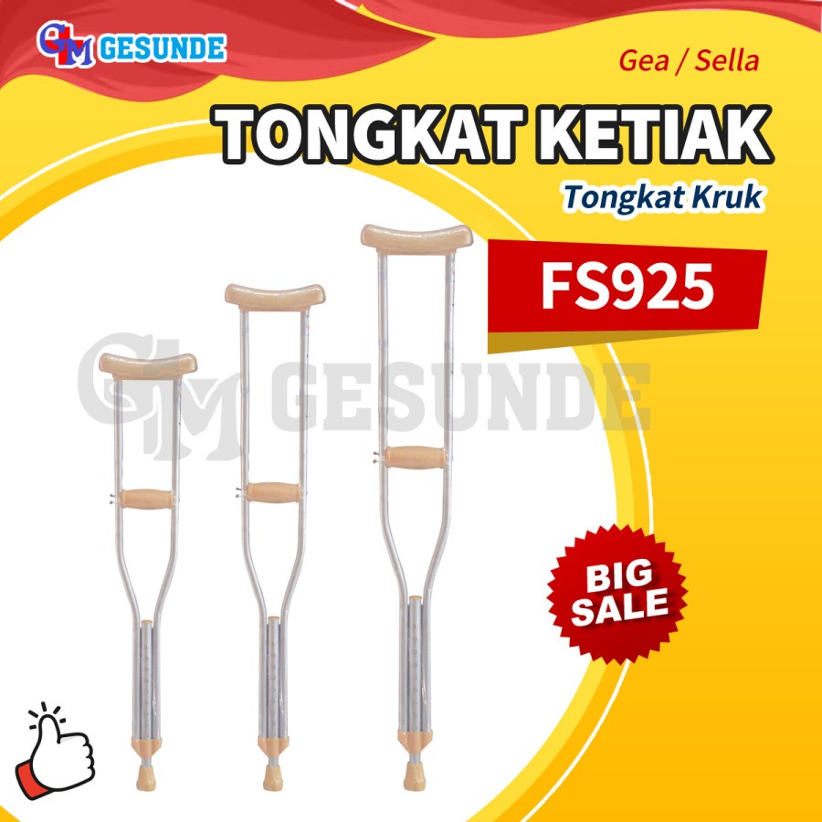 Jual Tongkat Ketiak Fs Tongkat Patah Tulang Tongkat Kruk Untuk