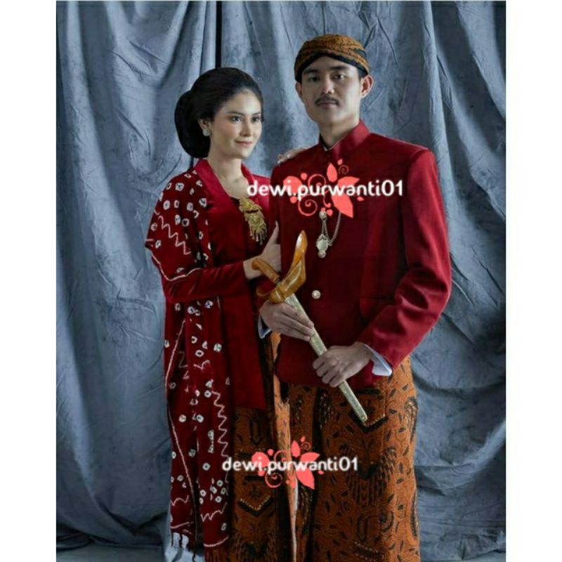 Jual Set Pakaian Prewed Couple Adat Jawa Shopee Indonesia