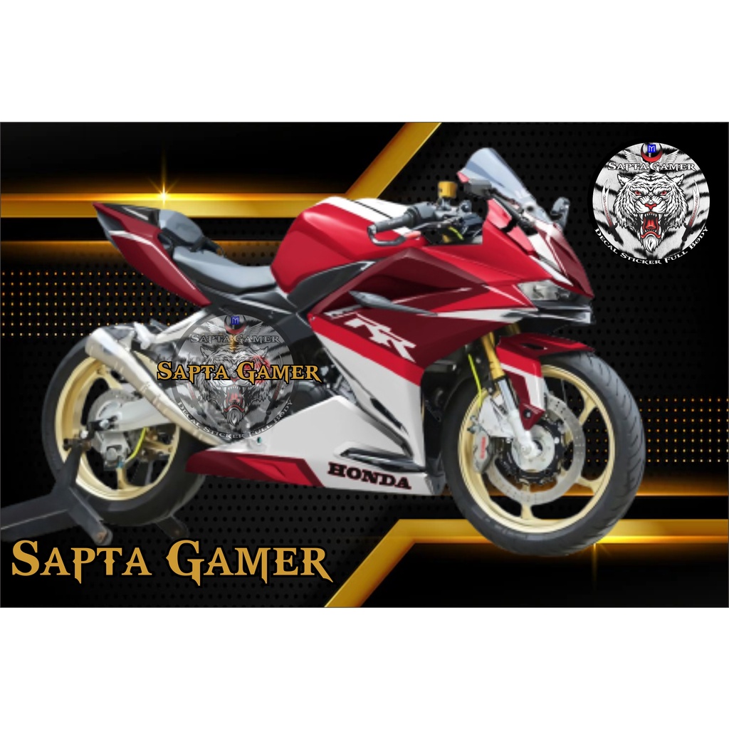 Jual Stiker Custom Decal Cbr250rr Motor Custom Stiker Body Motor