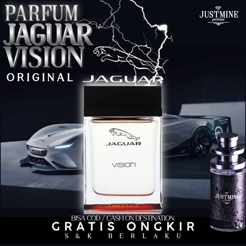 Jual PARFUM PRIA DISUKAI WANITA AROMA JAGUAR VISION TAHAN LAMA SEHARIAN