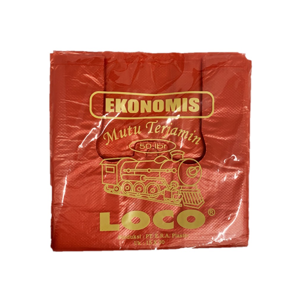 Jual Loco Kantong Plastik Ekonomis Merah Mini X Cm Shopee