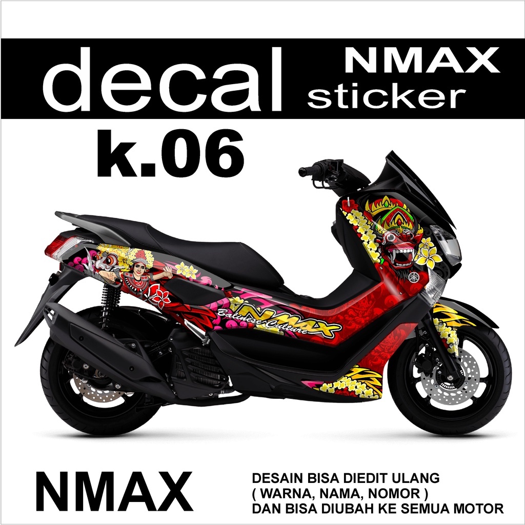 Jual Decal Sticker Yamaha Nmax Old Fullbody Desain