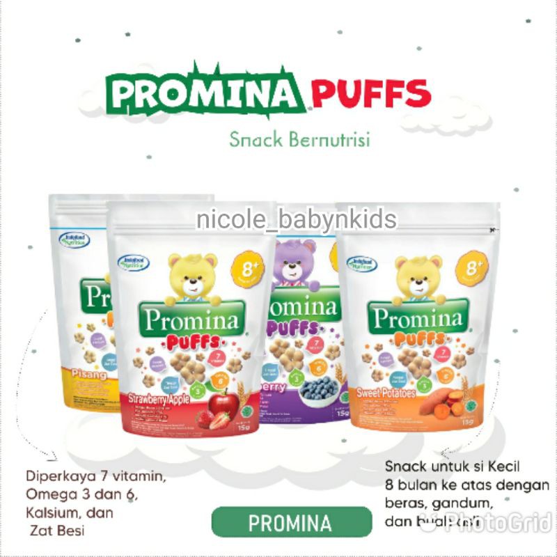 Jual Promina Puffs Biskuit Bayi Snack Bayi Shopee Indonesia