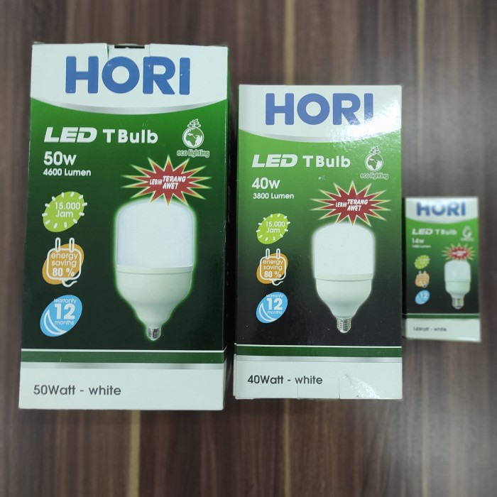 Jual Led T Bulb Hori Lampu Kapsul Hori Watt Indonesia Shopee