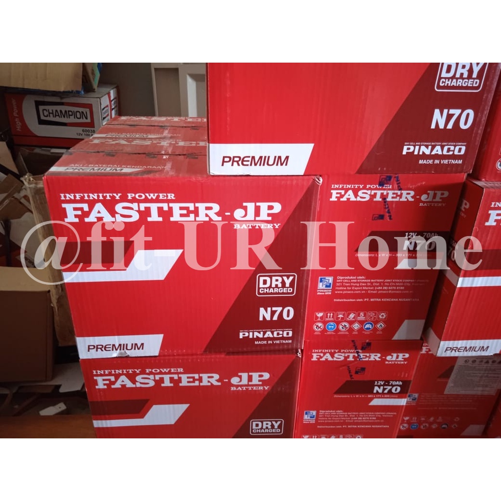 Jual Aki Mobil FASTER JP N70 N70Z N70ZL Aki Basah Shopee Indonesia