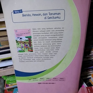 Jual Buku Tematik Terpadu Tema 7 Benda Hewan Dan Tanaman Di Sekitarku