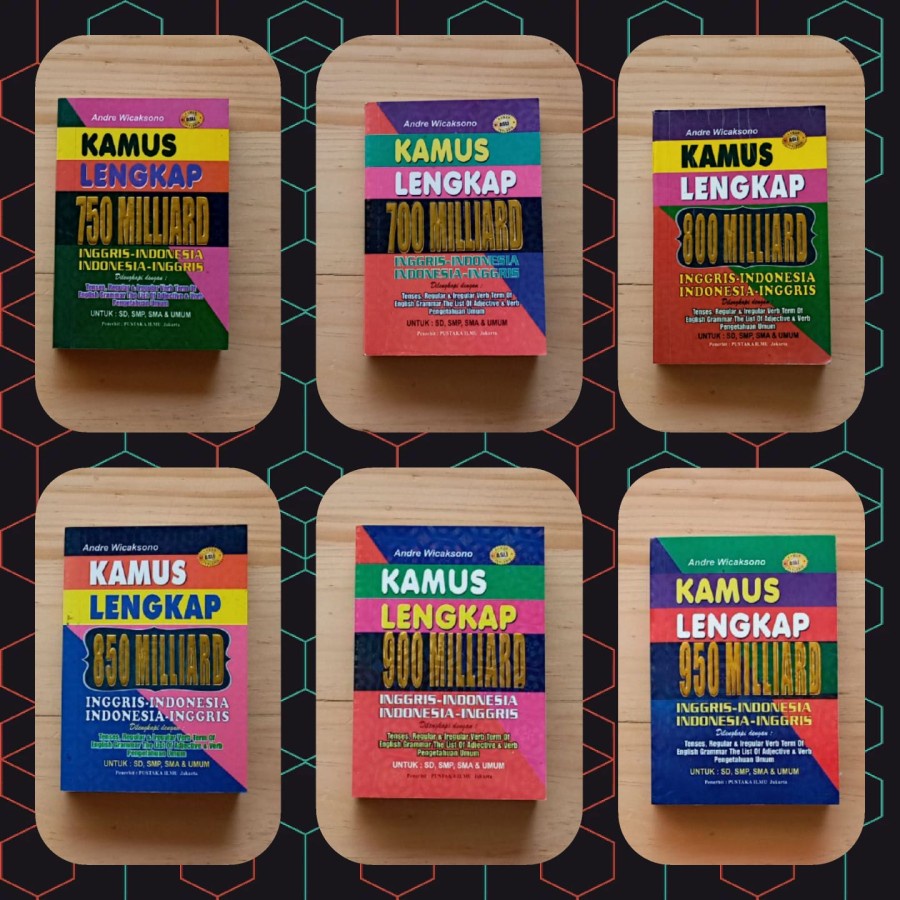 Jual Kamus Tanggung Bahasa Inggris Indonesia Lengkap Berwarna Shopee