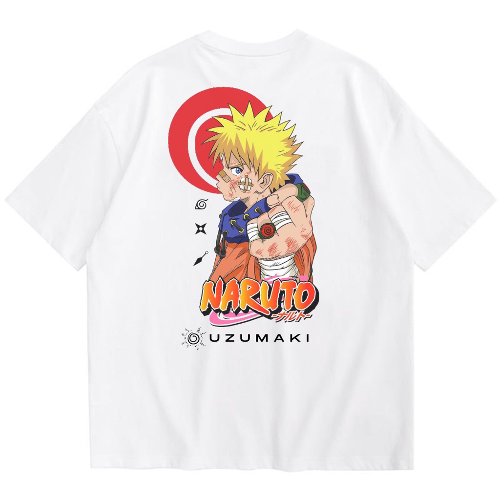 Jual Naruto T Shirt Uzumaki Shopee Indonesia