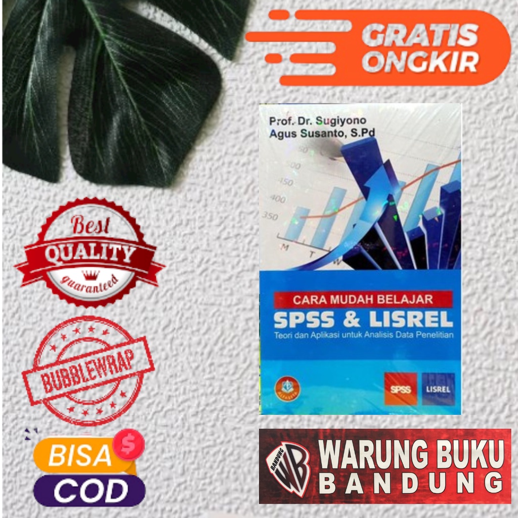 Jual Buku Cara Mudah Belajar Spss Dan Lisrel Teori Dan Aplikasi Untuk