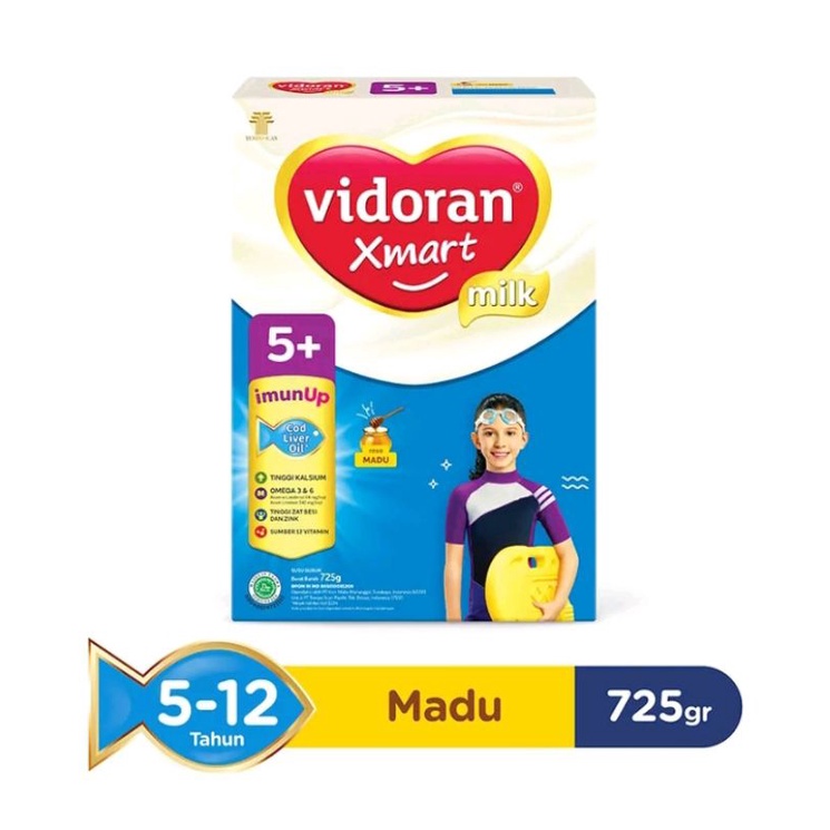 Jual SUSU VIDORAN XMART 5 MADU COKLAT 725G Shopee Indonesia