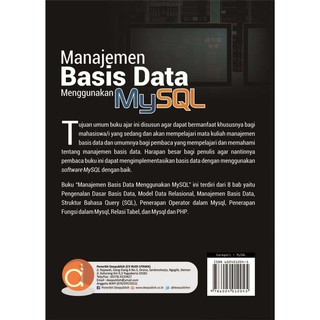 Jual Buku Manajemen Basis Data Menggunakan MySQL Ori Shopee Indonesia