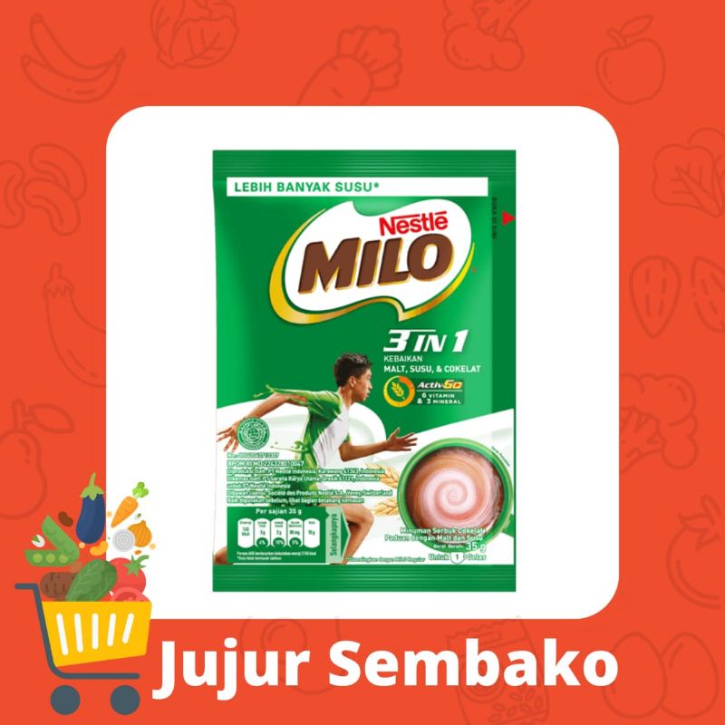 Jual Susu Nestle Milo In Active Go Sachet Gr Shopee Indonesia