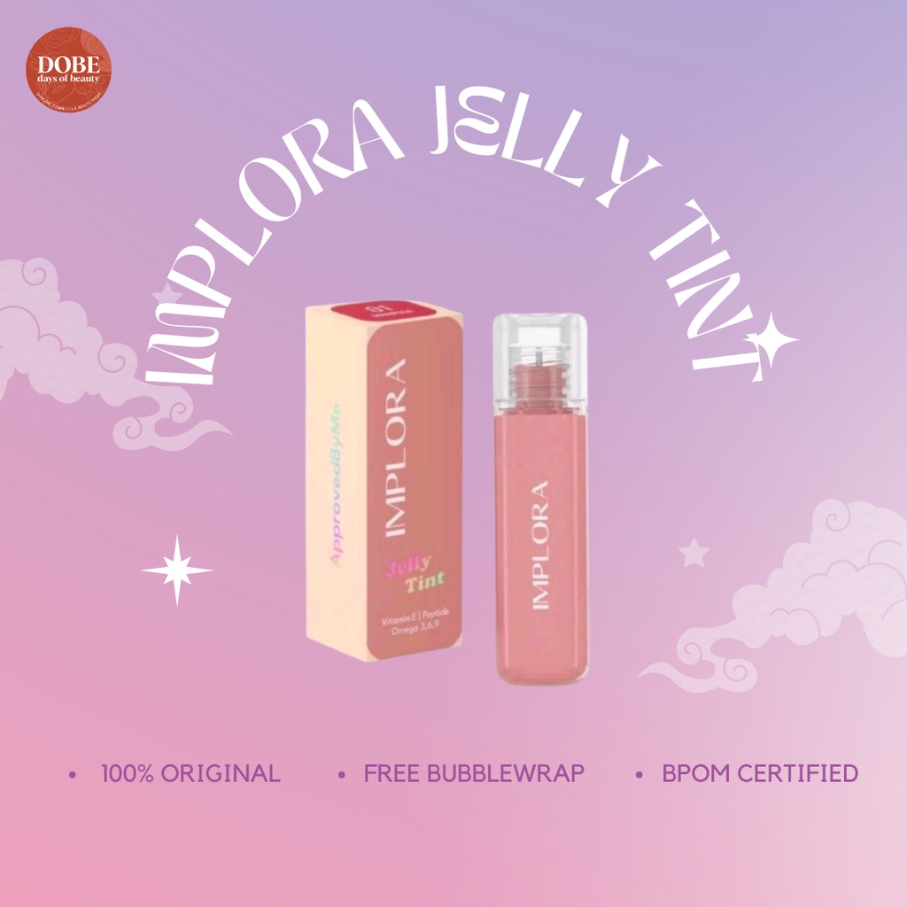 Jual IMPLORA Jelly Tint Lip Tint Glossy Shopee Indonesia