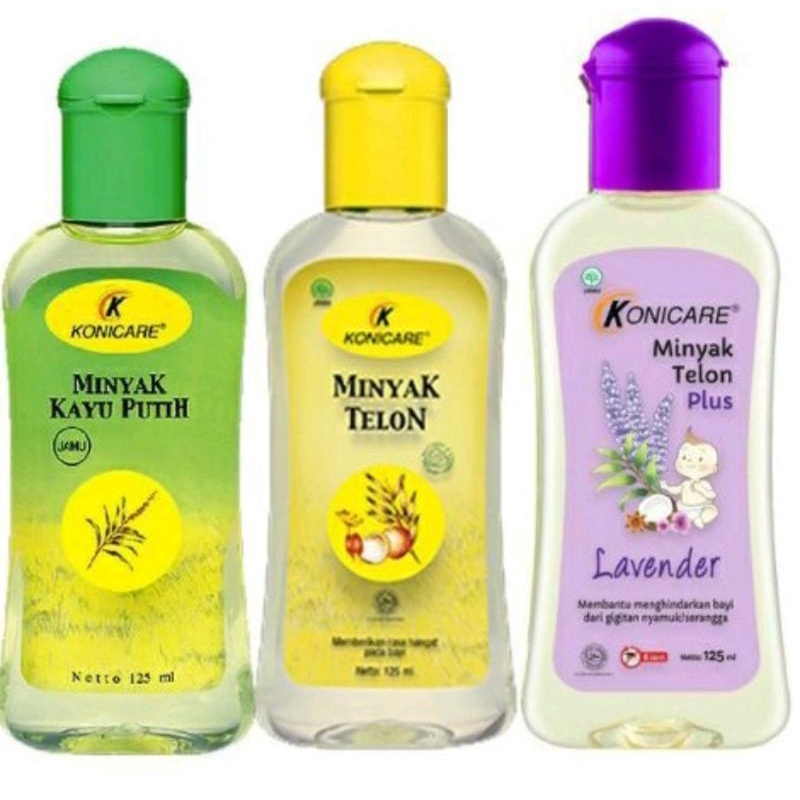 Jual Minyak Telon Kayu Putih Telon Plus Lavender Konicare 125 Ml