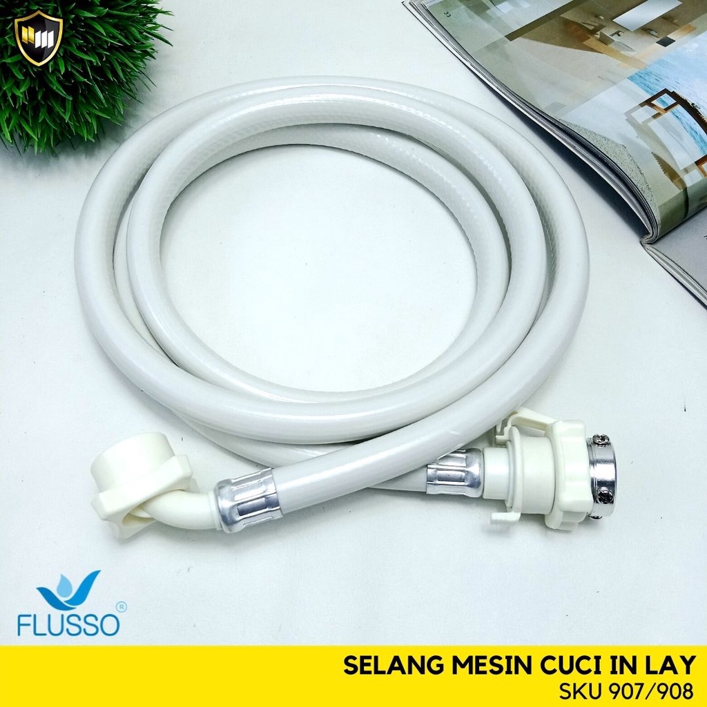 Jual FLUSSO Selang Mesin Cuci In Lay Selang Mesin Cuci In Let Selang