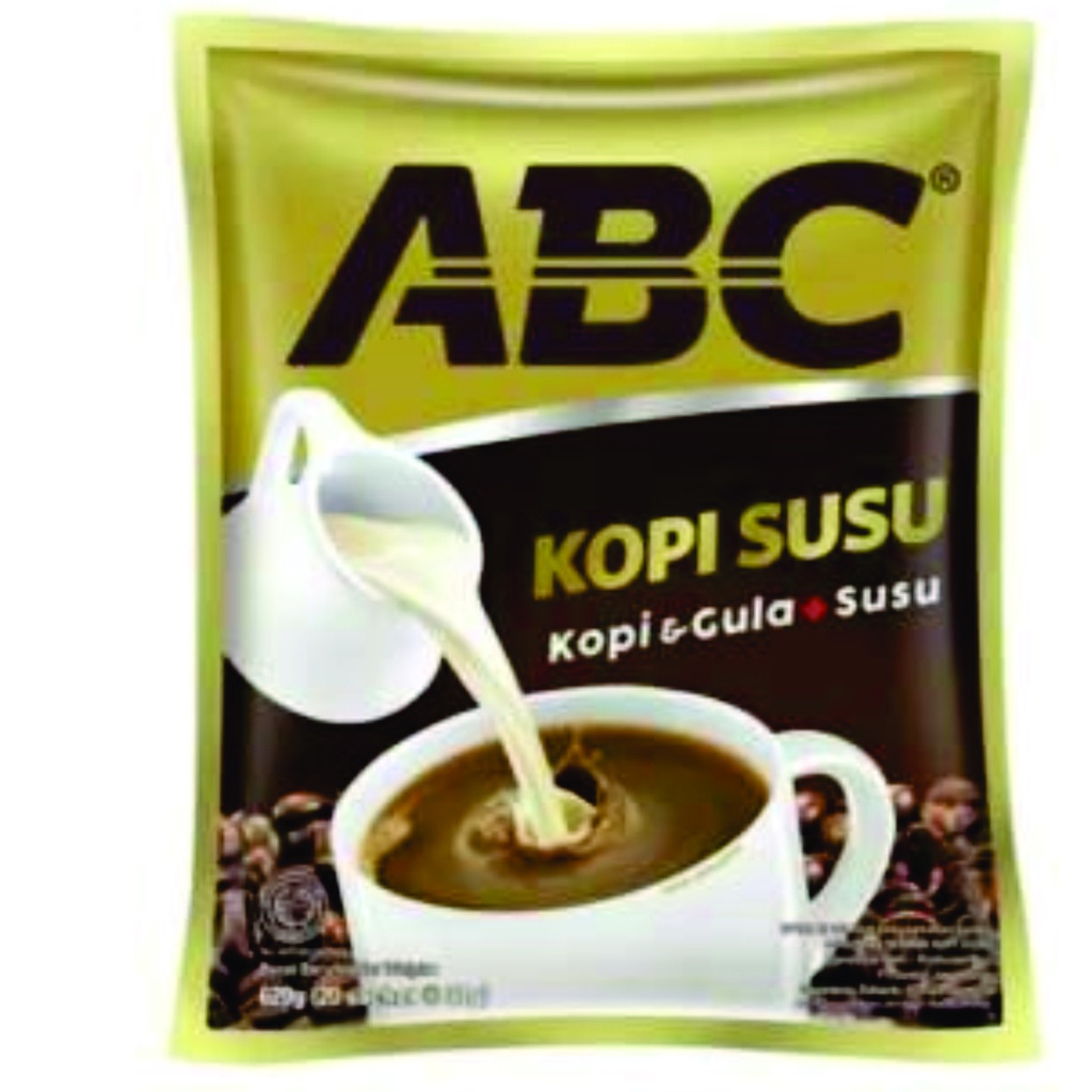 Jual ABC Kopi Susu Instant Kopi Gula Susu 31 Gr 10 Sachet 1 Renceng