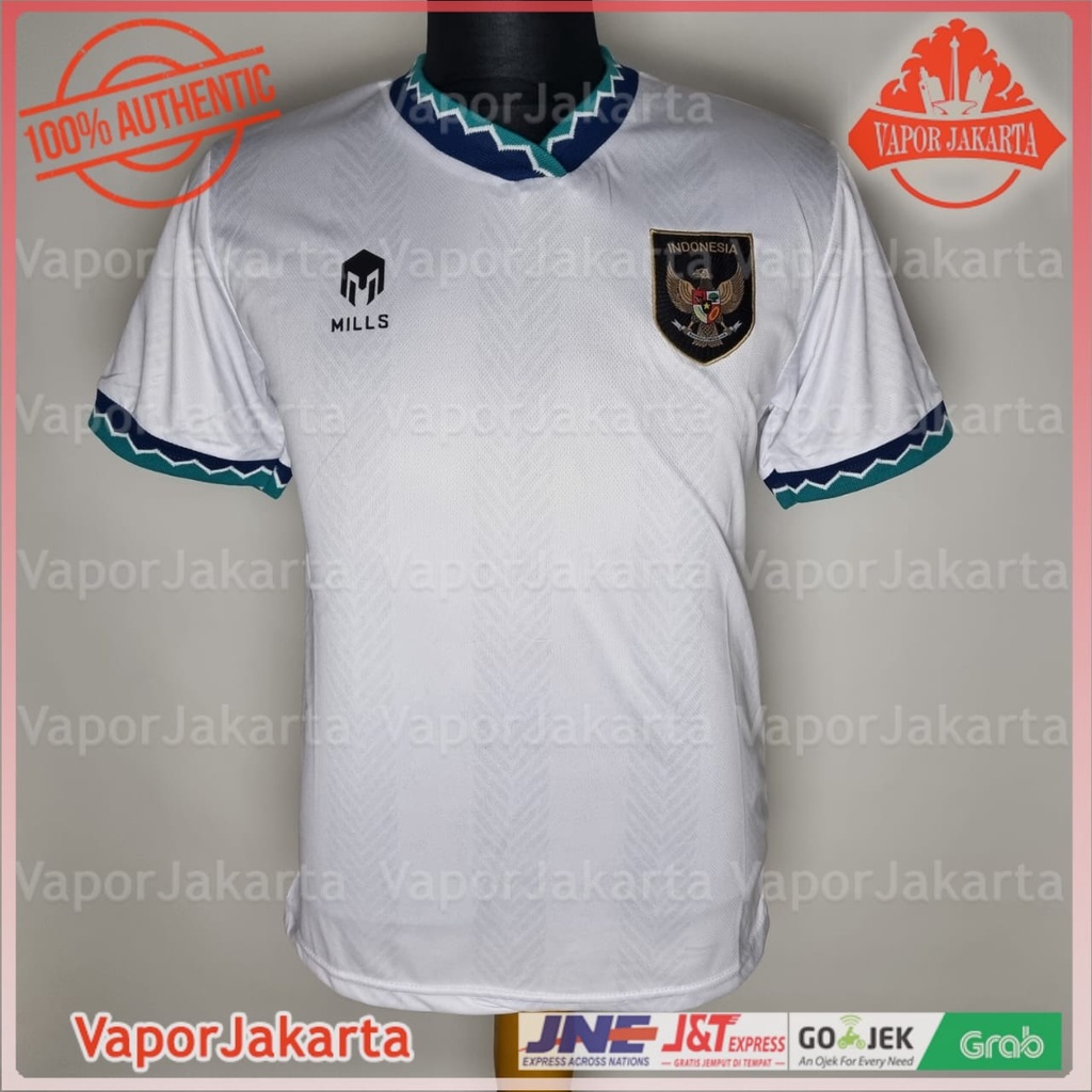 Jual Jersey Timnas Indonesia Away New Grade Ori Putih Hijau Shopee