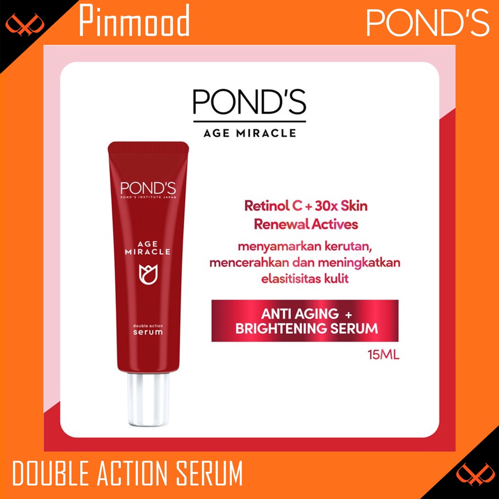 Jual PONDS AGE MIRACLE SERUM WAJAH 15 ML ANTI AGING GLOWING SERUM