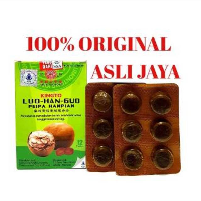 Jual Permen Lohankuo Lo Han Kuo Obat Sakit Tenggorokan Herbal China