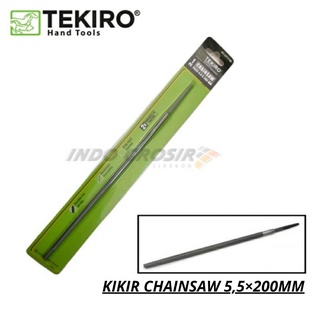 Jual TEKIRO Kikir Bulat Chainsaw Senso Gergaji Asahan Rantai Files 4 8