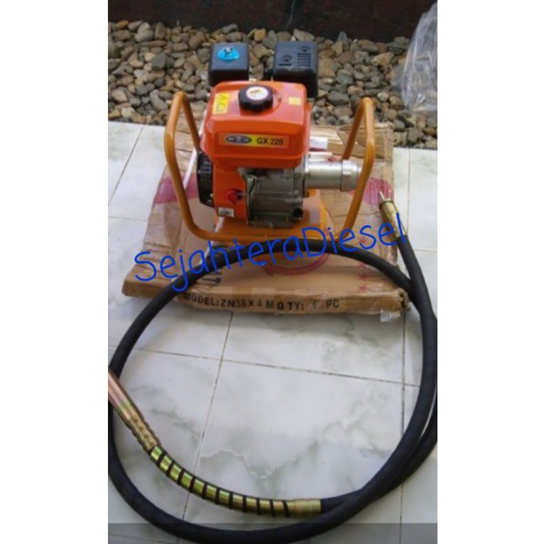 Jual Mesin Vibrator Pemadat Cor Beton ROBOTECH 7 5HP Gx220 Selang