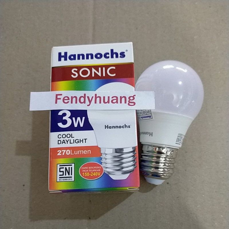 Hannochs Led Sonic Watt Wat W Lampu Led Hannochs Sonic Shopee