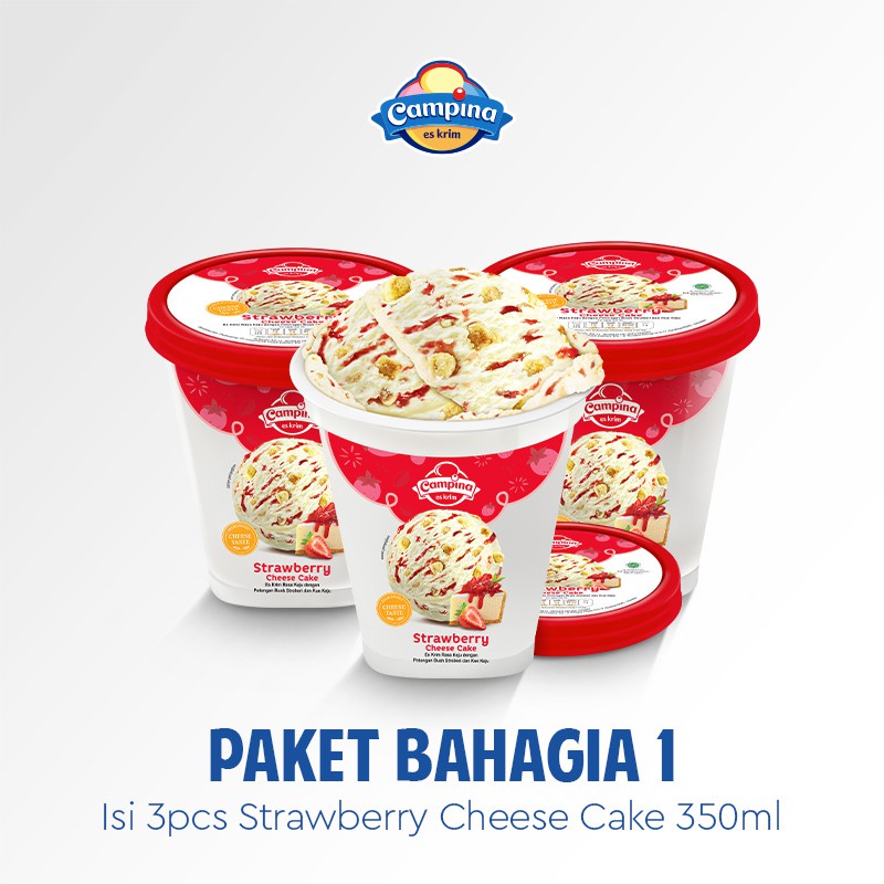 Jual Campina Paket Ice Cream Campina Bahagia Es Krim Shopee Indonesia