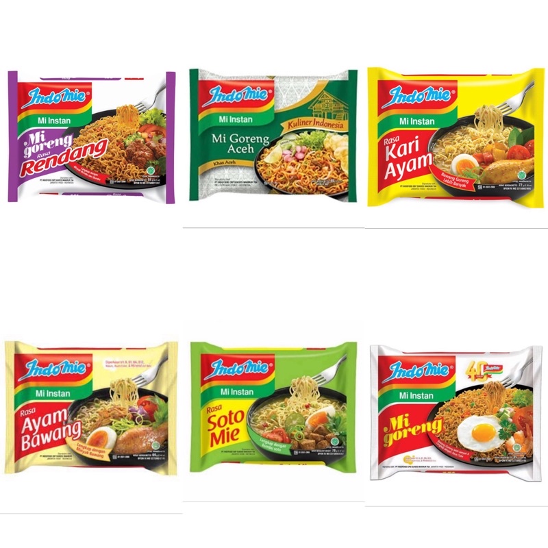 Jual Indomie Indomi Mie Instan Sedap Sedaap Laksa Pcs Kuah Rasa Soto