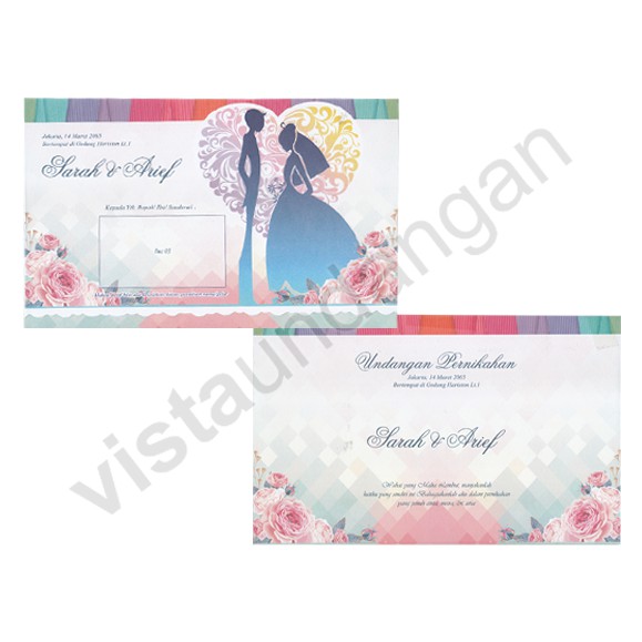 Jual Undangan Nikah Blanko Inspicard Diy Print Shopee Indonesia