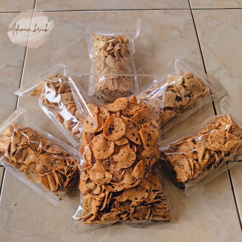 Jual Basreng Kriuk Pedas Daunjeruk G Basreng Daunjeruk Kriuk Mantap