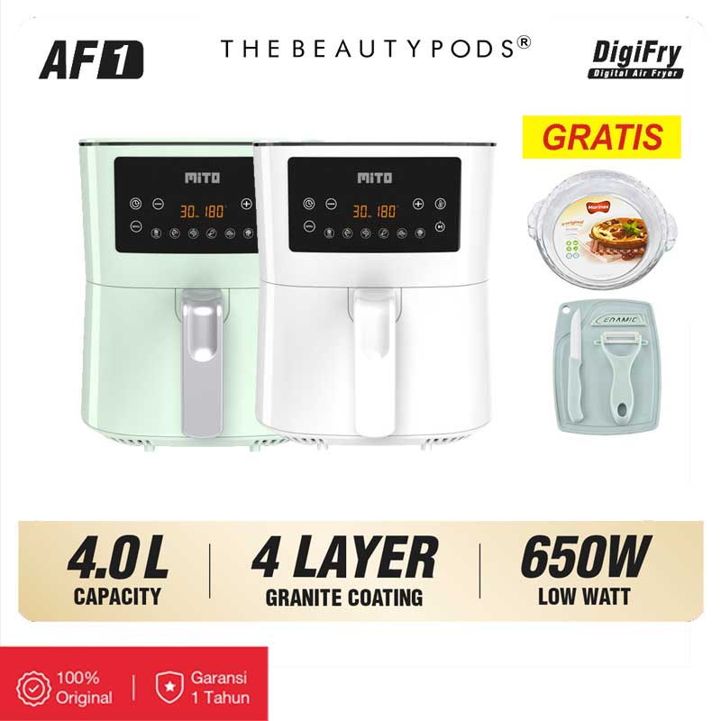 Jual MITOCHIBA Mito Digital Air Fryer AF1 Mesin Penggoreng Tanpa