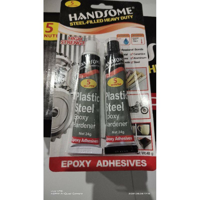 Jual LEM BESI LEM SERBAGUNA EPOXY HANDSOME ORIGINAL Shopee Indonesia