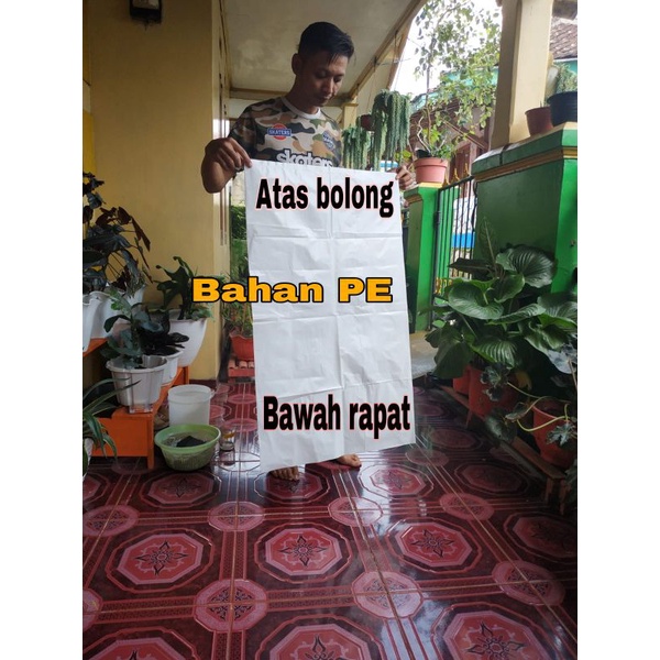 Jual Kantong Plastik Sampah Putih Susu 60 X 100 Cm 50 Micron Shopee