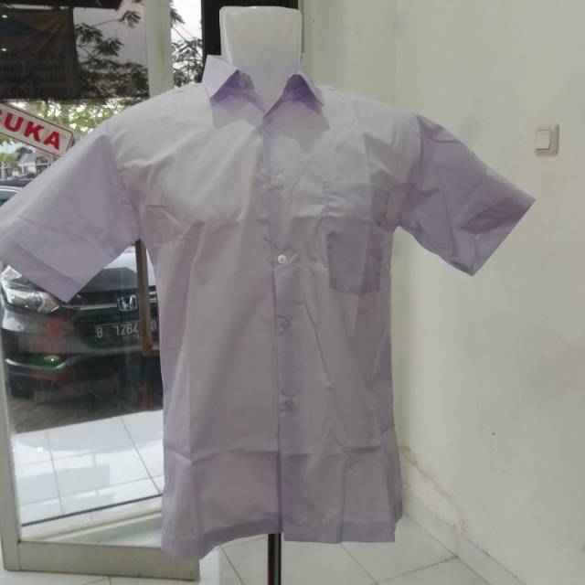 Jual Baju Seragam Kemeja Putih Polos Lengan Pendek Kemeja Putih Polos