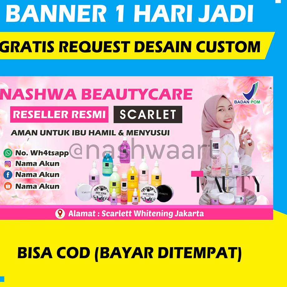 Jual Promo Tsm Banner Spanduk Scarlett Scarlet Whitening Body