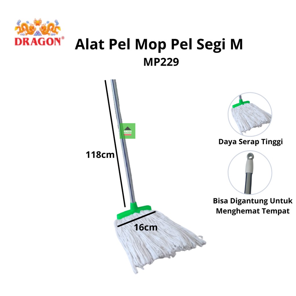 Jual Alat Pel Mop Pel Segi M MP229 Dragon Shopee Indonesia