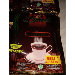 Jual Kopi LUWAK Hitam 25gr PROMO BELI 1 GRATIS 1 1 Renceng 20 Sachet