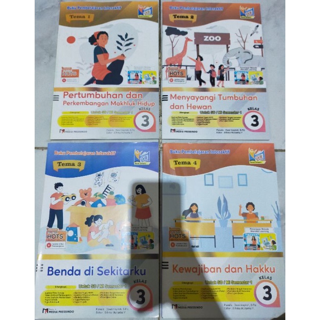 Jual Kelas 3 1 Paket LKS Modul Pengayaan Tematik Media Pressindo SD