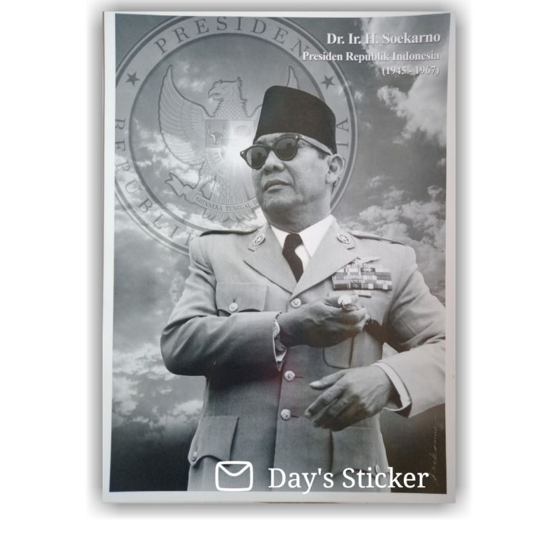 Jual Poster Presiden Soekarno Ukuran Jumbo Cmx Cm Shopee Indonesia