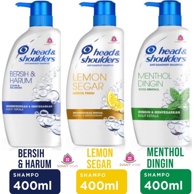 Head Shoulders Shampoo Anti Dandruff Ml Cool Menthol Lemon Segar