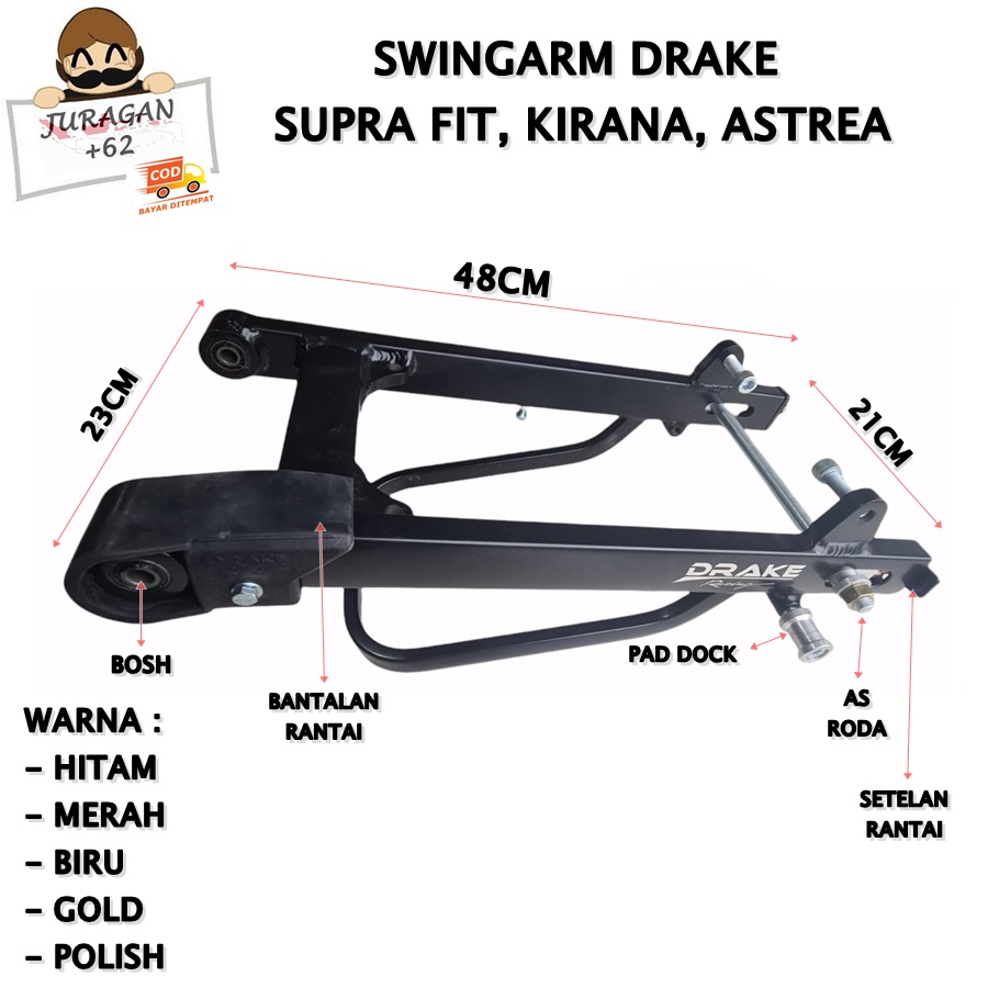 Jual SWINGARM SWING ARM HONDA SUPRA X FIT KIRANA ASTREA GRAND LEGENDA