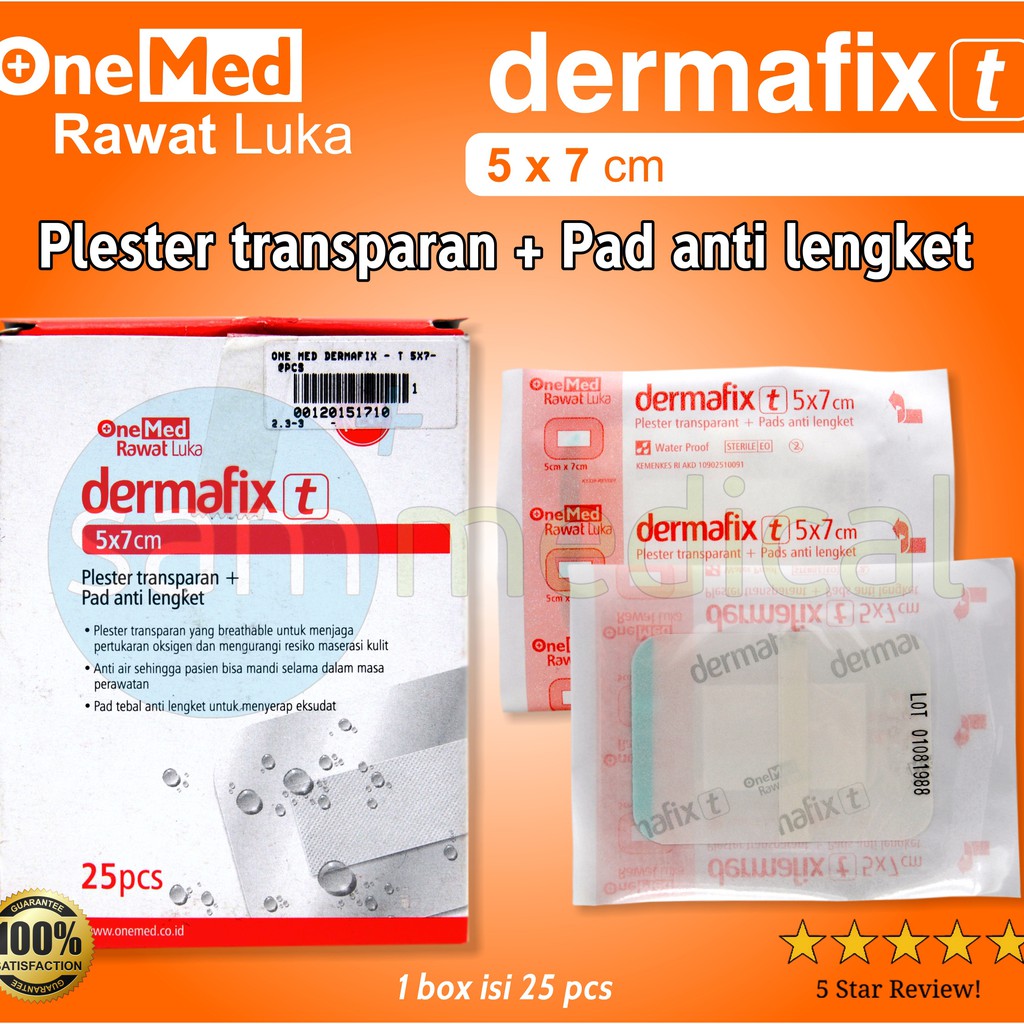 Jual Dermafix T X Plester Transparan Anti Air Pad Per Pcs