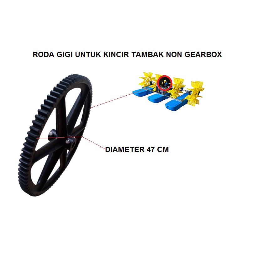 Jual Roda Gigi Besar Untuk Kincir Tambak Non Gearbox Shopee Indonesia