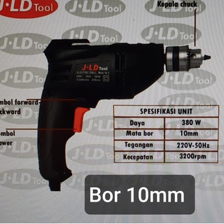 Jual MESIN BOR LISTRIK Besi Kayu Drill 10 MM TIPE J10 3 By JLD Tools