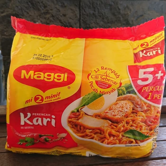 Jual Mie Maggi Kari Maggie Curry Indomie Malaysia X Gr Instan