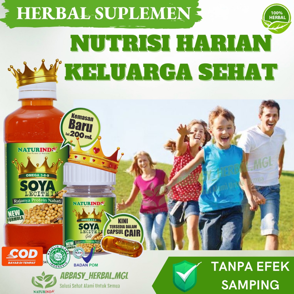 Jual Herbal Omega Soya Lecithin Lesitin Kedelai Omega 3 6 9 Osl