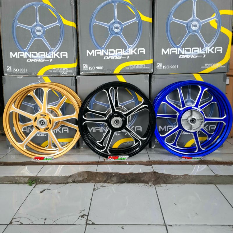 Jual Velg Power Gp Mandalika R Biru Hitam Merah Gold Hijau