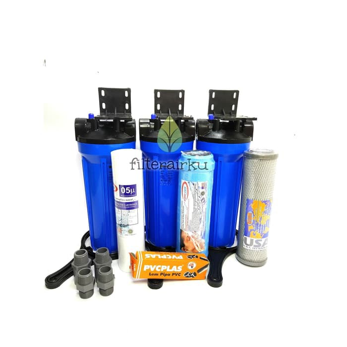 Jual Paket Filter Air Cocok PDAM Dan Sumur Biru 10 3 4 03 02 Shopee