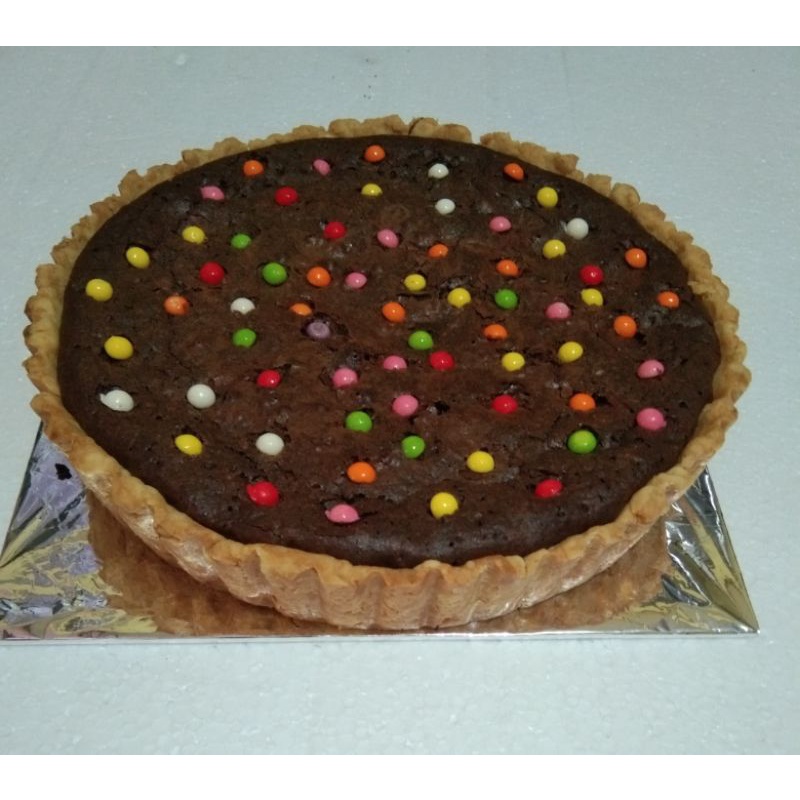 Jual PIE BROWNIES JUMBO FUDGY BROWNIES DIAMETER 20 EXTRA DARK COKLAT